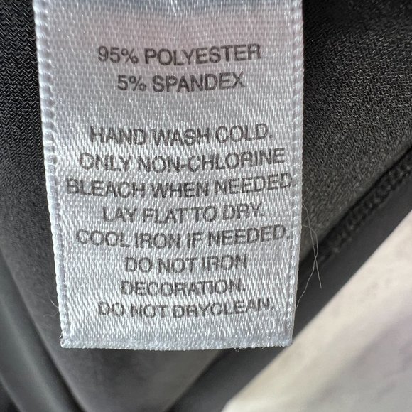 WHBM Top Women's Small Black Sleeveless Tank with Tortoiseshell Lucite Neckline - Picture 9 of 10